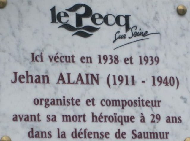 La maison de Jehan Alain au Pecq