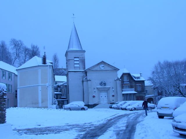 La neige à la Celle Saint Cloud