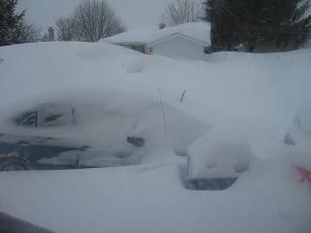 La neige a neigé
