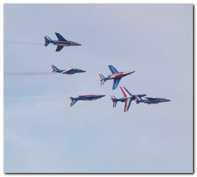 La Patrouille de France à Etretat