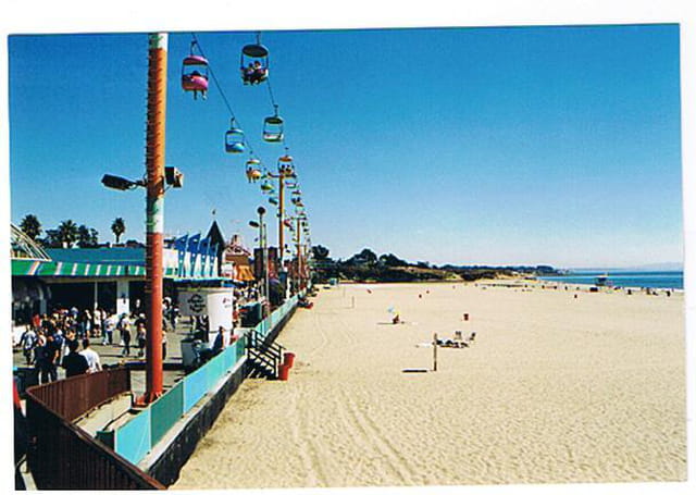 La plage de santa cruz