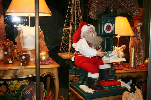 La vitrine du Père Noel