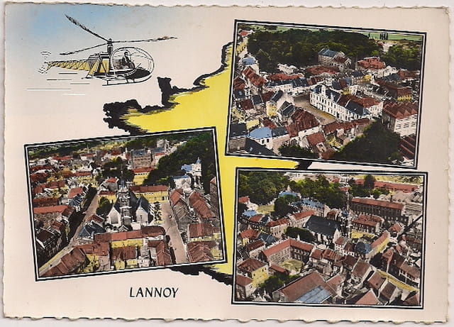 LANNOY du Nord vu d'Hélicoptère