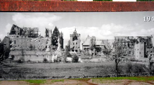le château de Marienbourg et la guerre de 1945