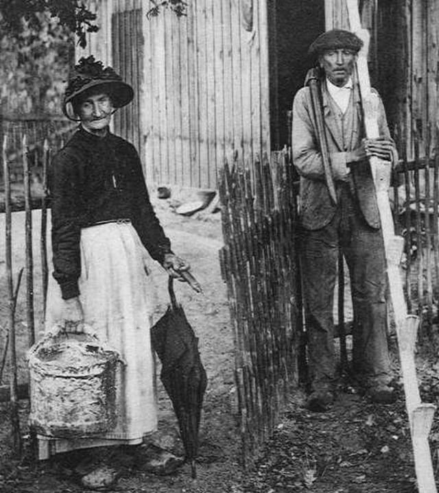 Couple de résinier