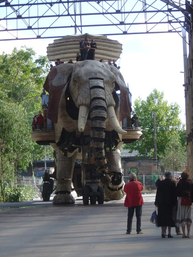 Le grand éléphant de l'île de Nantes