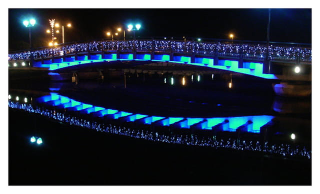 Le Pont en habits de gala