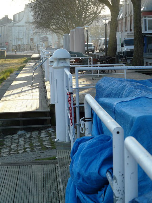 Le quai en hiver