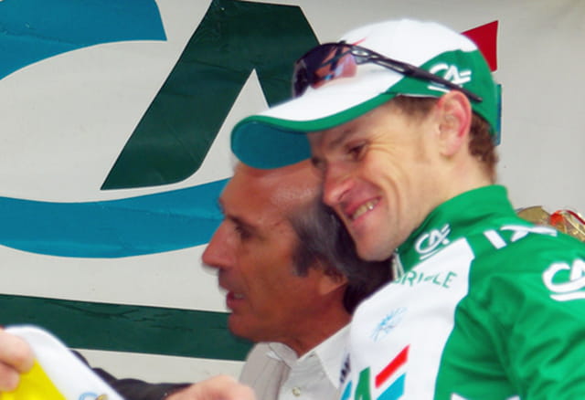 Le sourire du vainqueur d'étape