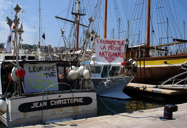 Les pêcheurs du Vieux Port en colère