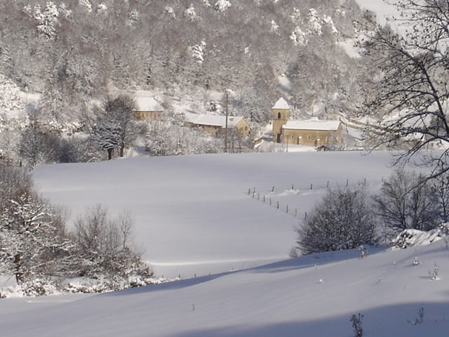 Leyssard sous la neige