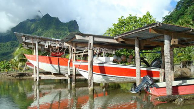 Barques au repos, et au séchage !