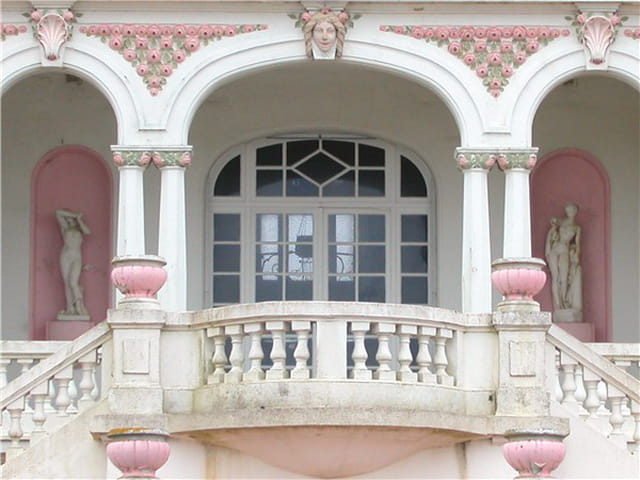Maison rose...