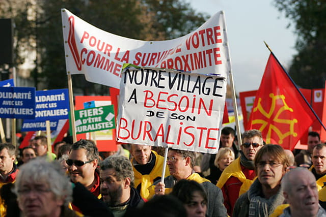 Manifestation des buralistes