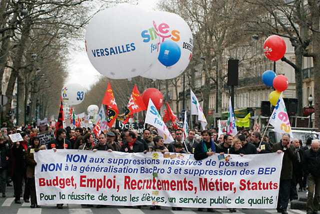 Manifestation des enseignants