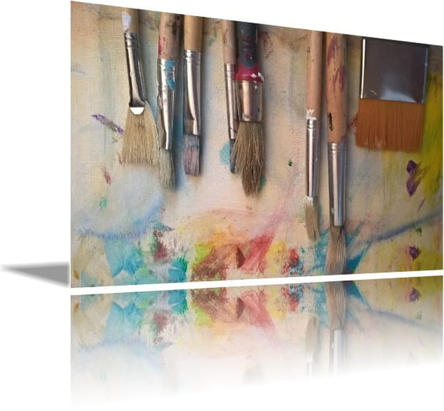 Mes pinceaux d'artiste peintre