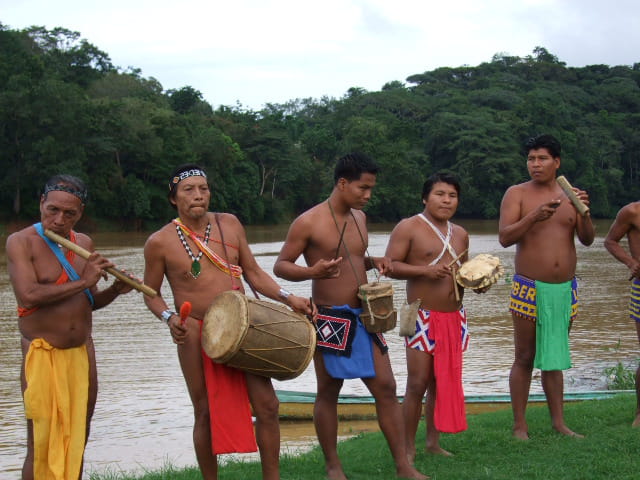 Musiciens Emberas Panama Nov 2007