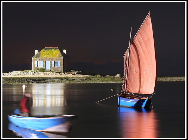 Nuit claire à Saint-Cado