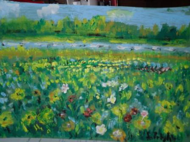 Paysage (Tableau de Suzanne Palasti