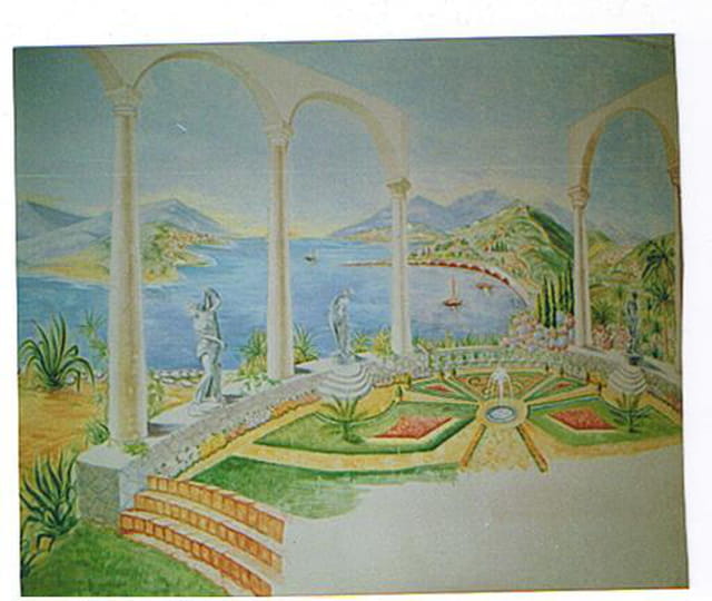 Peinture sur le mur de jeanne l