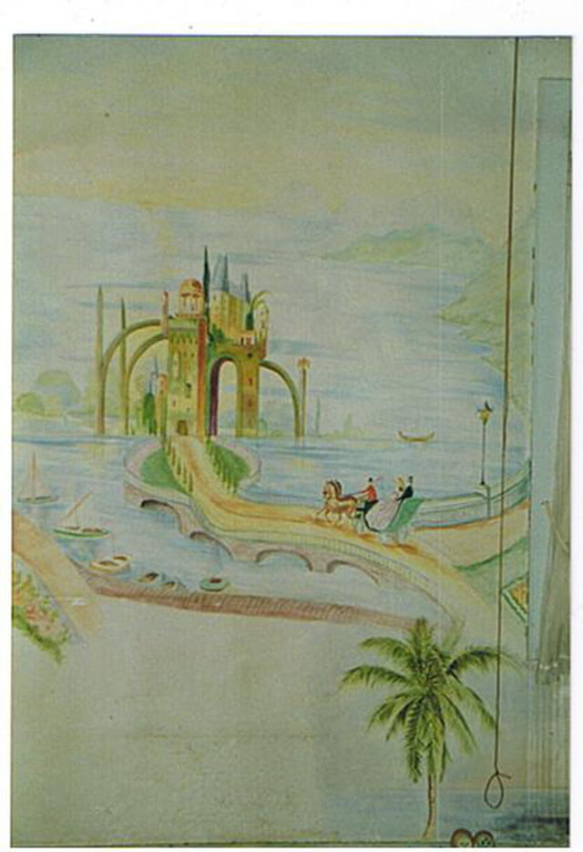 Peinture sur le mur de jeanne l