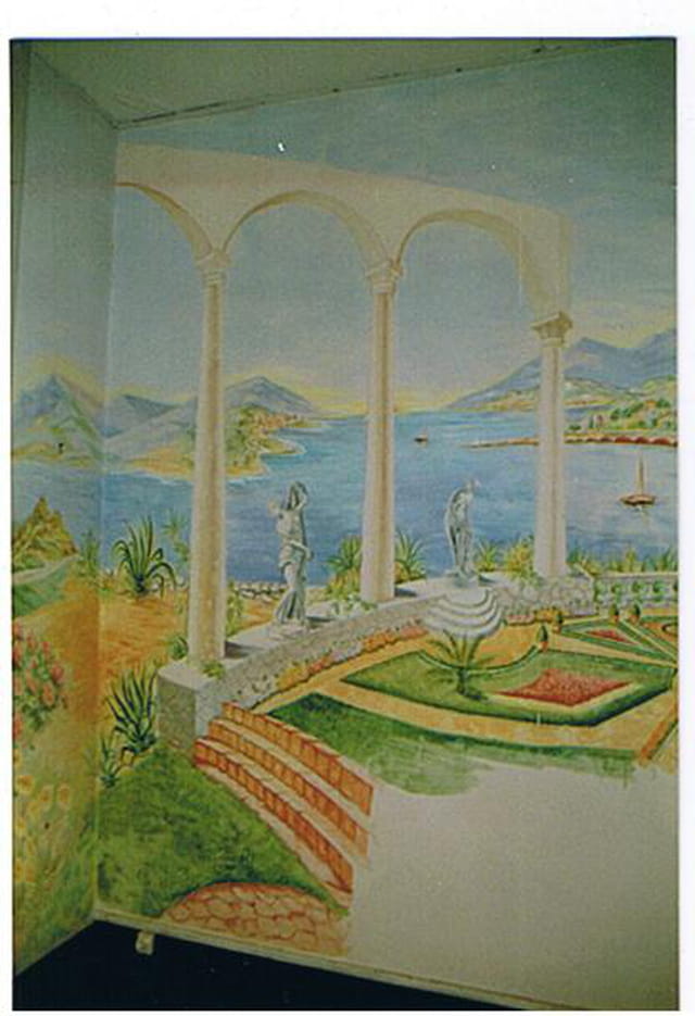 Peinture sur le mur de jeanne l