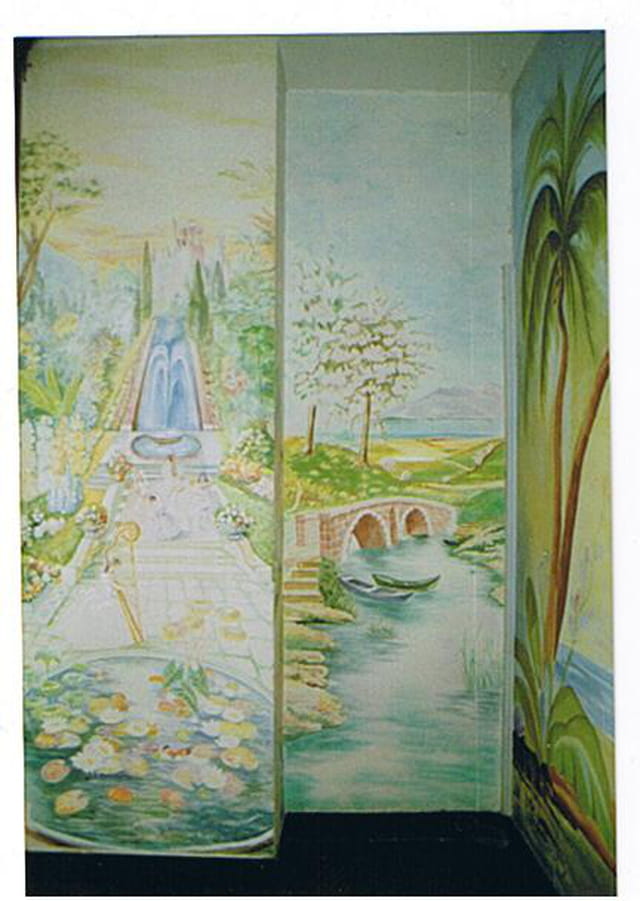 Peinture sur le mur de jeanne l