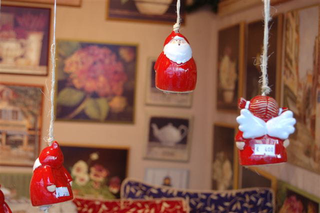 Père noël aux anges