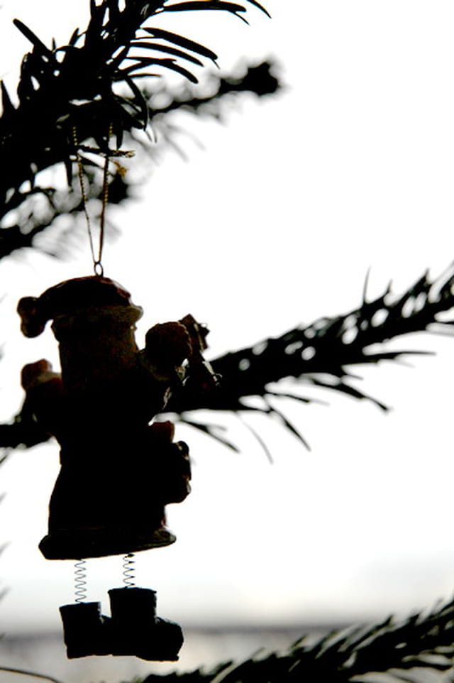 Père noël, ombre
