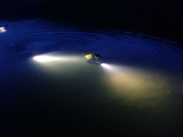 Plongée de nuit