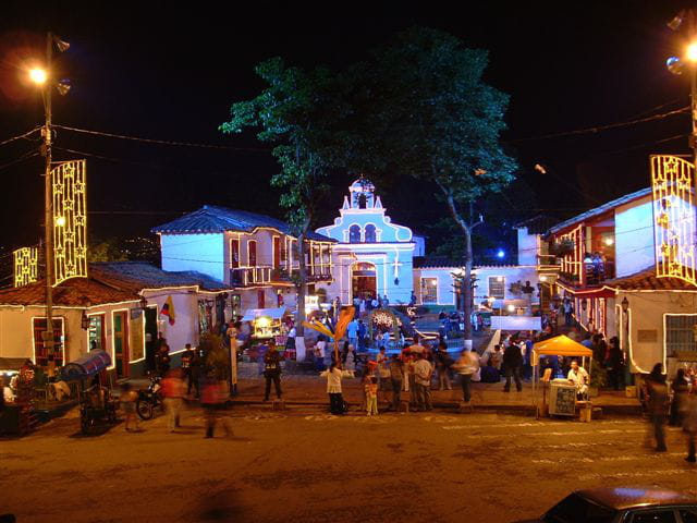 Pueblito la nuit