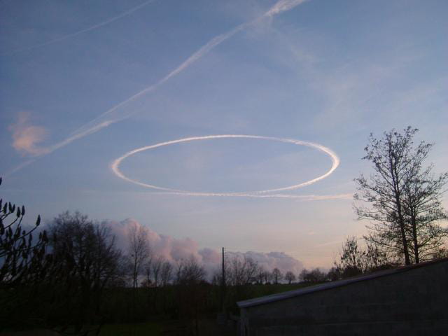 rond point dans le ciel