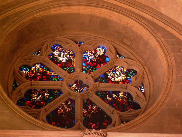 Rosace chapelle ste anne