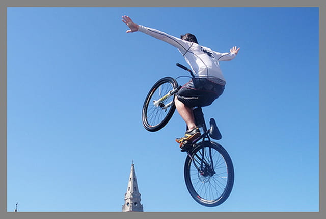 Sauts en vélo