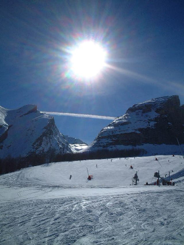 Soleil au ski