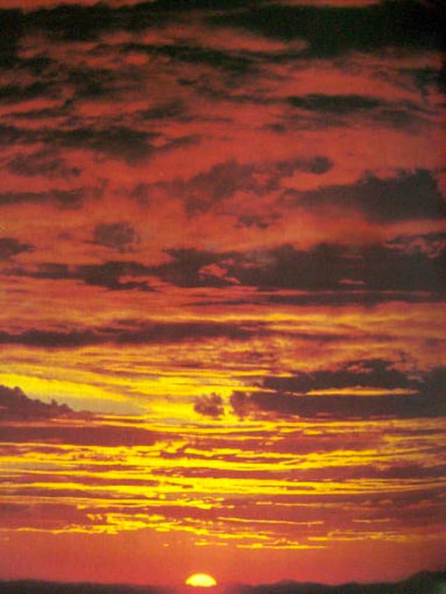 Soleil couchant