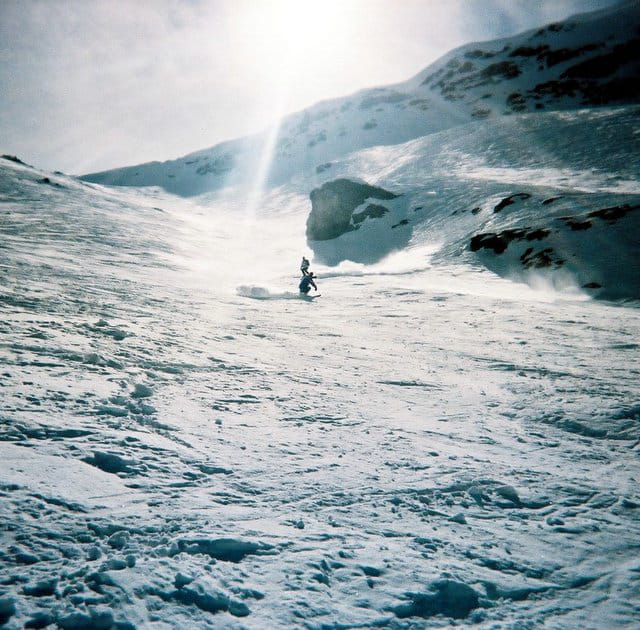 Soleil et neige