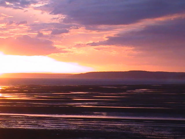 Soleil levant à Ouistreham