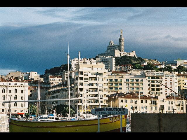 Soleil sur Notre Dame de La Garde