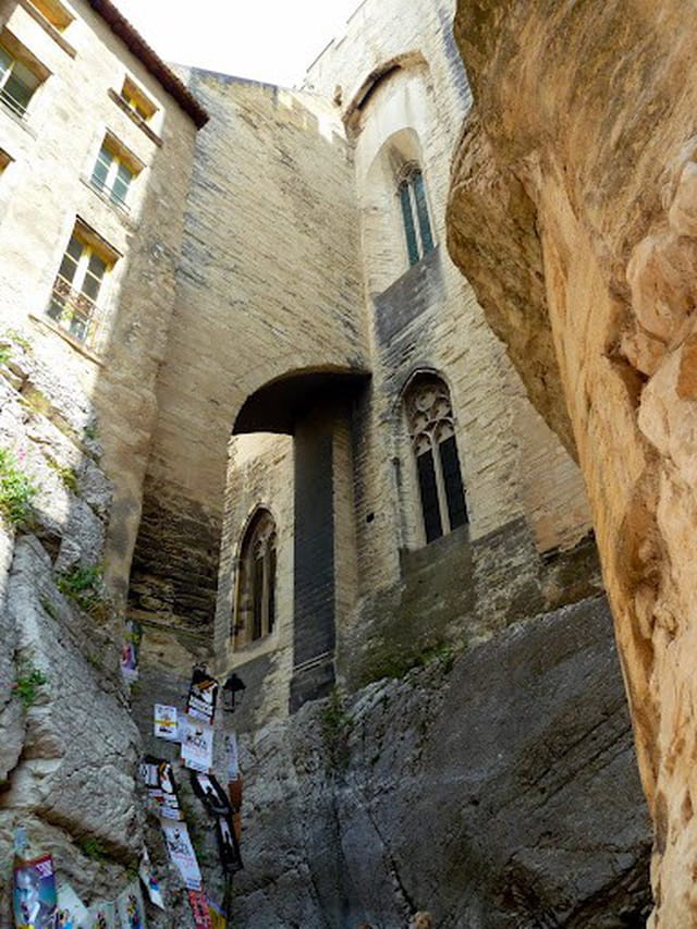 Sous le palais des Papes