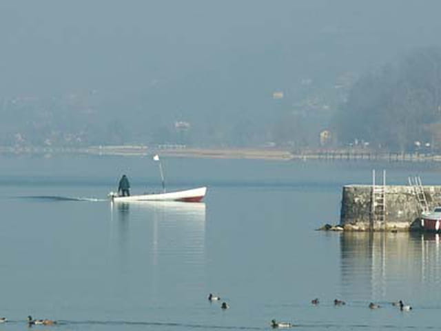 Sur le lac du bourget