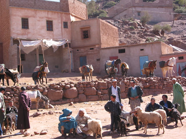 Un village dans la montagne