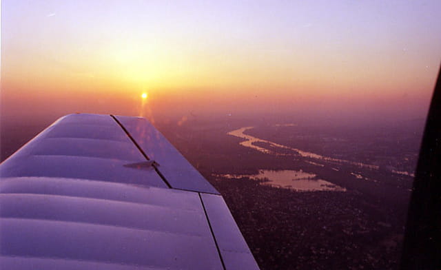 Vallée de seine by plane