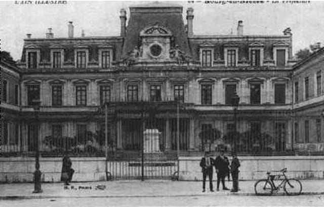 Vieille carte bourg en bresse