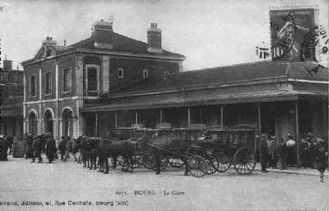 Vieille carte bourg en bresse