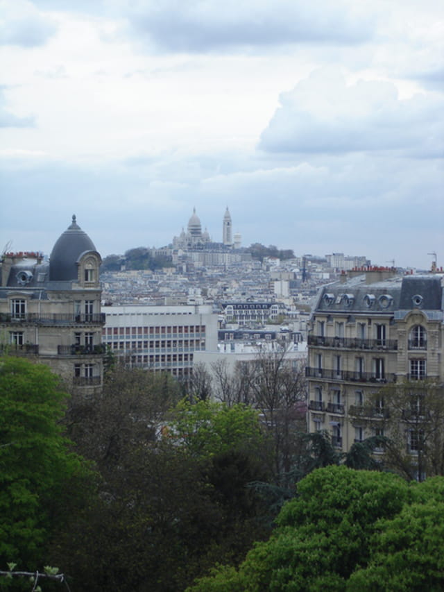 Vue en hauteur de Paris