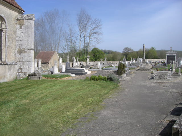 Vue sur le cimetière