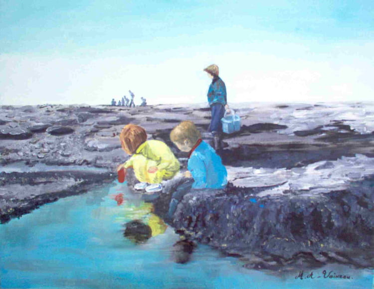 Les pierres blanches la pêche à kieve